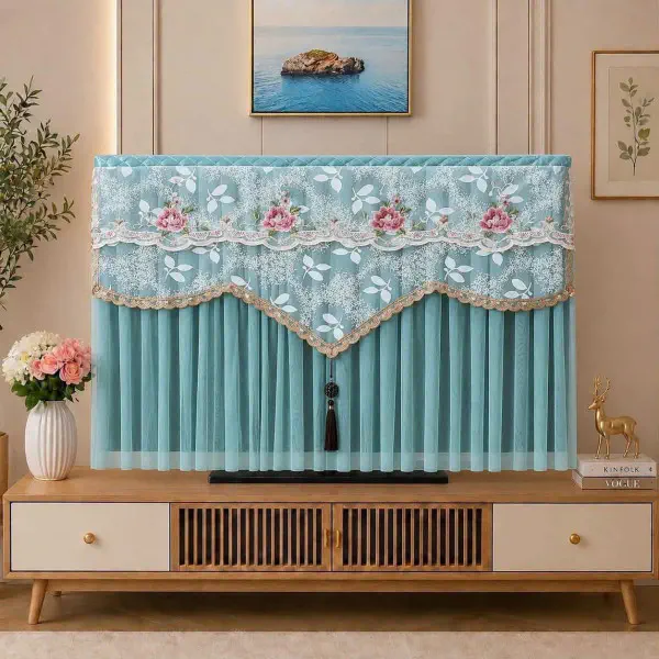 Luxury High Quality TV Cover (Blue)