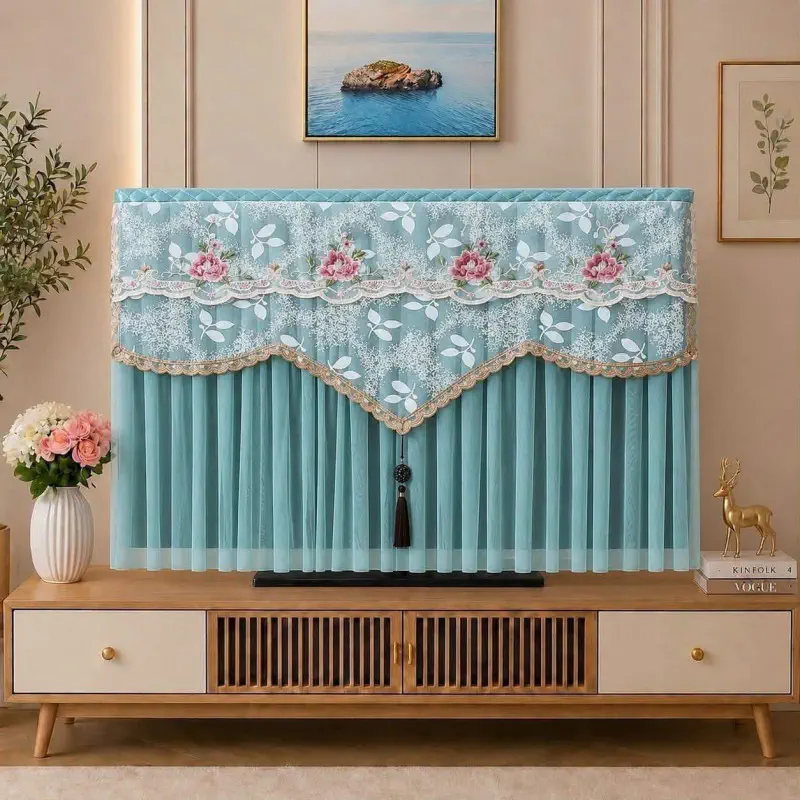 Luxury High Quality TV Cover (Blue)