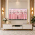 Luxury High Quality TV Cover (Pink)