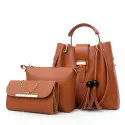 3 Pcs Ladies Fashion Combo (Brown)