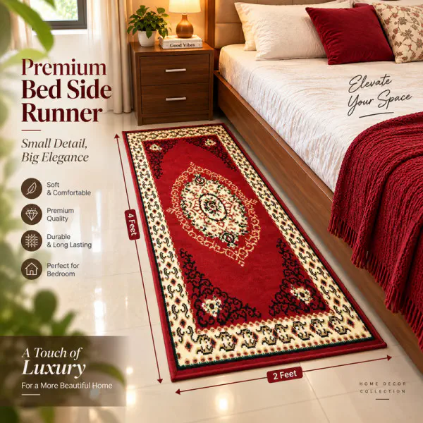 2x4 Feet Premium Carpet (2x4MaronD3)