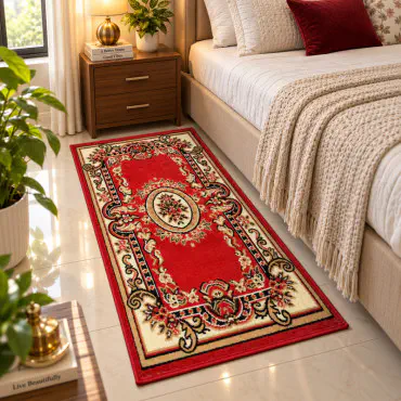2x4 Feet Premium Carpet (2x4RedD5)