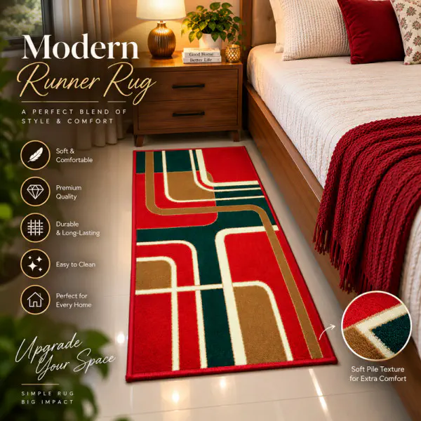 2x4 Feet Premium Carpet (2x4RedD6)