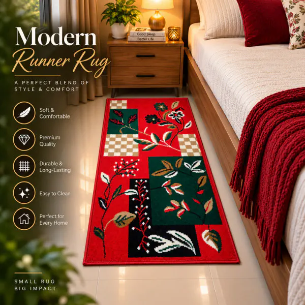 2x4 Feet Premium Carpet (2x4RedD9)