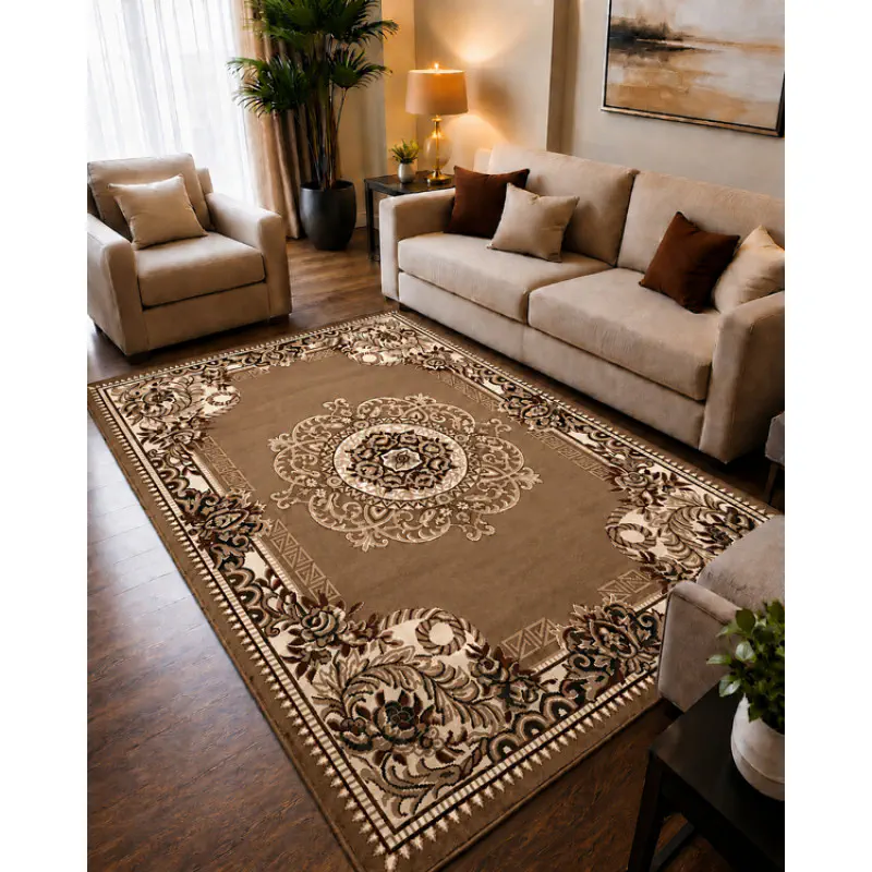3x5 Feet Premium Carpet (3x5BrnD4)