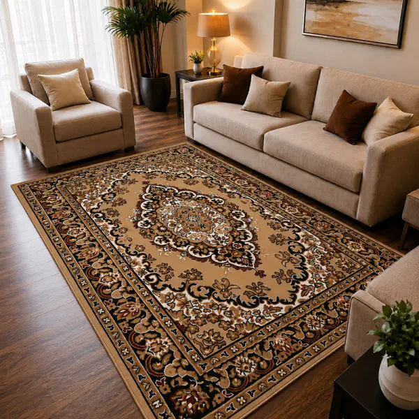 5x7 Feet Premium Carpet (5x7BrnD1)