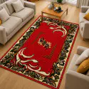 5x7 Feet Premium Carpet (5x7RedD6)