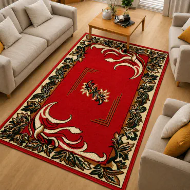 4x5.5 Feet Premium Carpet (4x6RedD6)