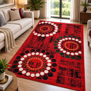 5x7 Feet Premium Carpet (5x7RedD7)