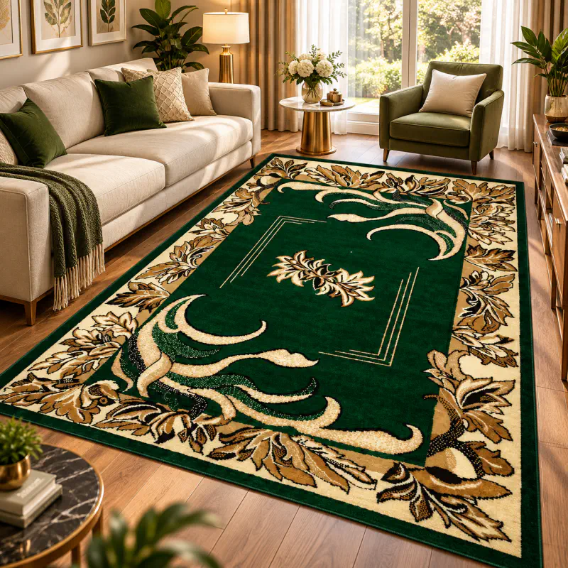 4x5.5 Feet Premium Carpet (4x5GreenD6)