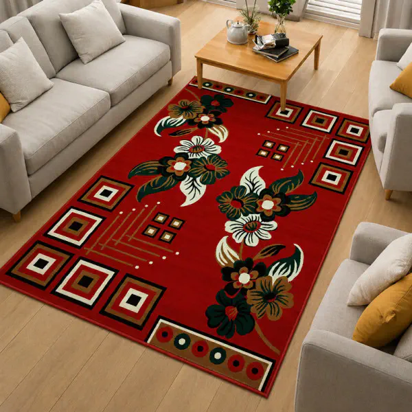 6x9 Feet Premium Carpet (6x9MaronD5)