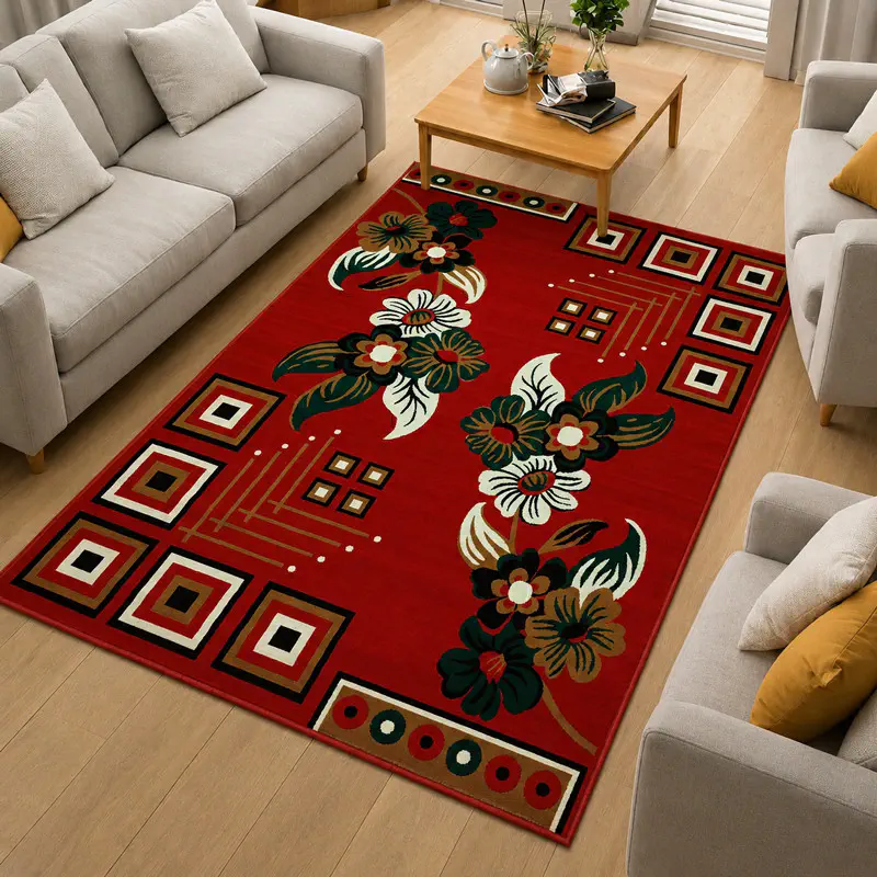 6x9 Feet Premium Carpet (6x9MaronD5)