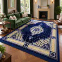 6.5x9.5 Feet Turkish Galicha (NBlueD1)