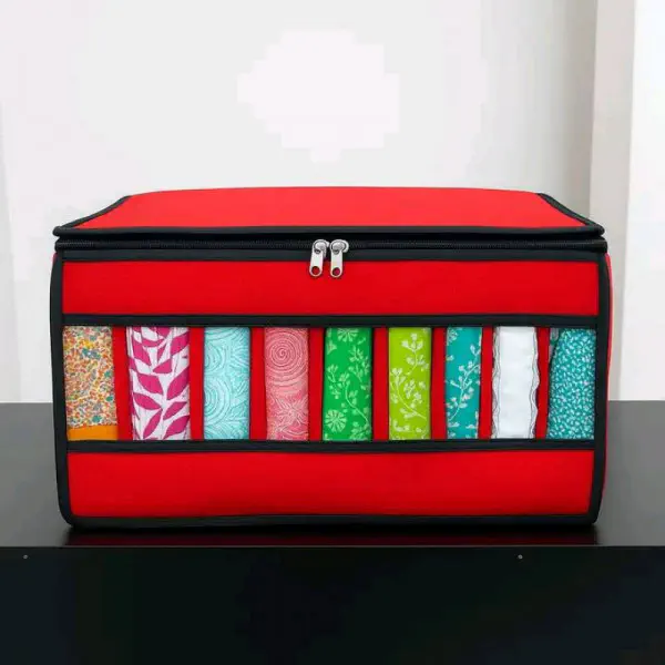 9 Grid Cloth Organiser (Red)