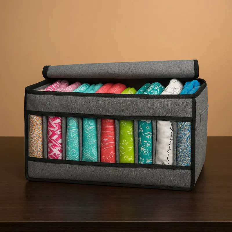 9 Grid Cloth Organiser (Ash)