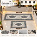 High Quality China Kitchen Mat -2pcs Set (KFM200)