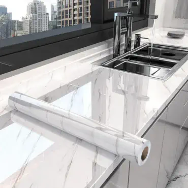 Marble Wallpaper (White)