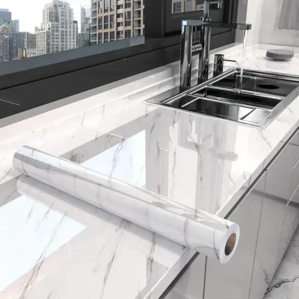 Marble Wallpaper (White)