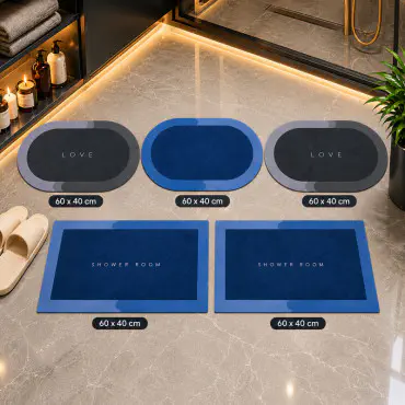 Nonslip Silicone Floor Mat (Combo 5ps)