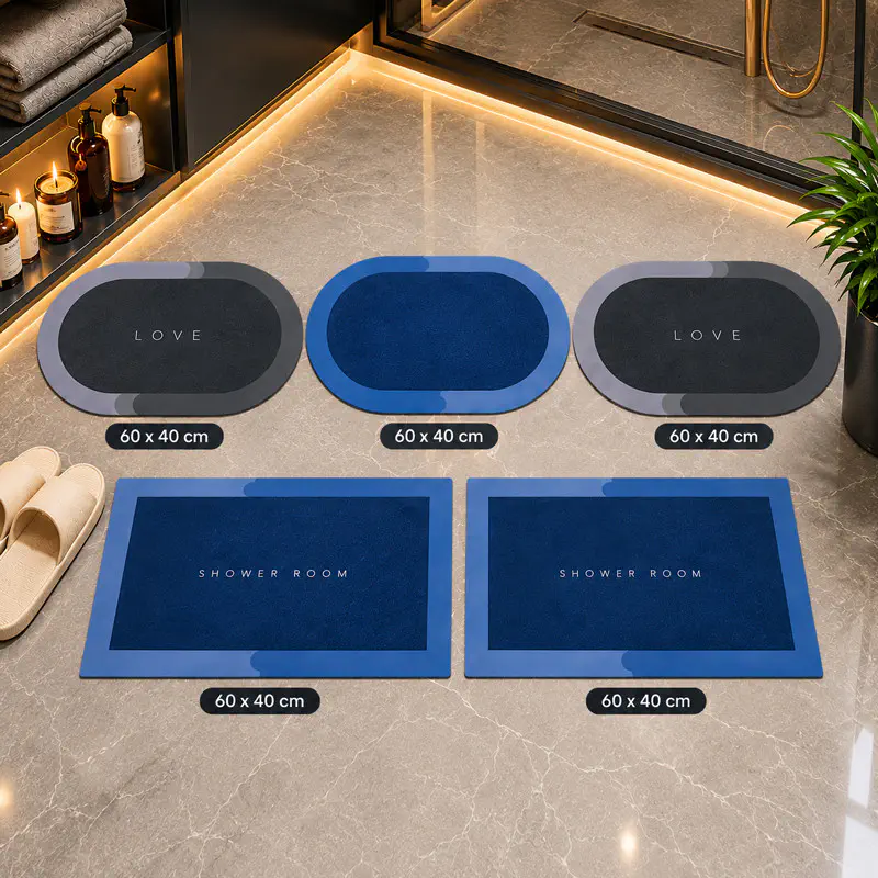 Nonslip Silicone Floor Mat (Combo 5ps)