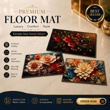 Quick Dry Smart Floor Mat -Combo