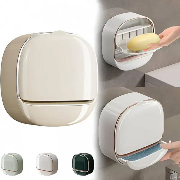 Soap Box with Flip Cover( 4-Pcs) 