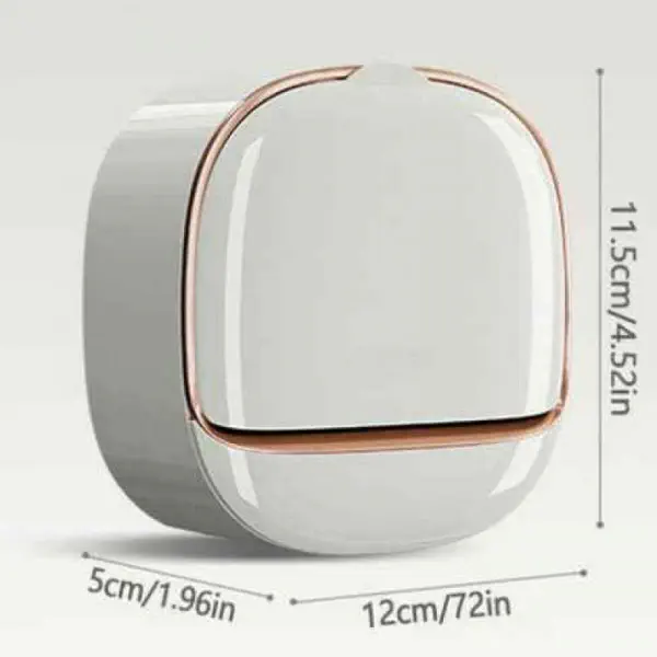 Soap Box with Flip Cover (2 Pcs)