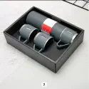 Vacuum Flask Set (Grey)