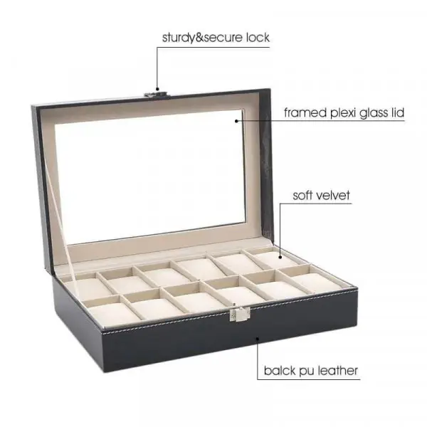 Luxury Watch Box -10 Slots