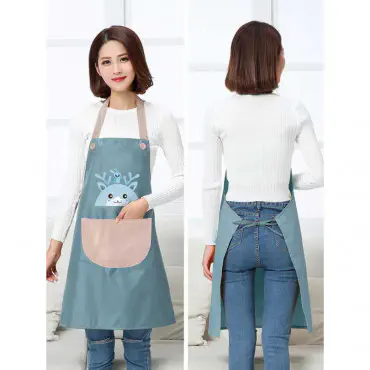 Water-Proof Kitchen Apron (Blue)
