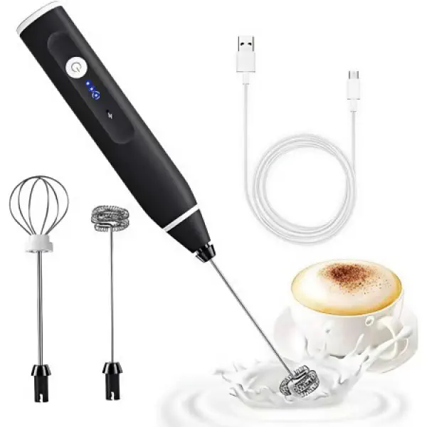 Rechargeable Coffee Foamer Egg Mixer