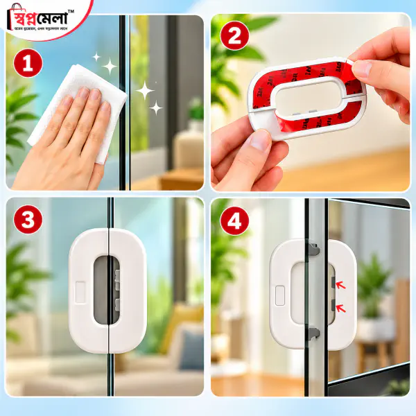 Baby Safety Fridge Lock – Child Proof Refrigerator Lock