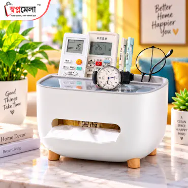 Multifunctional Tissue & Accessories Box