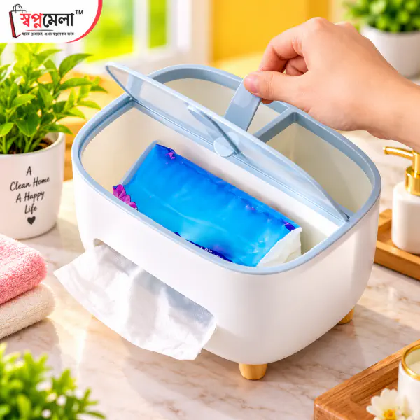 Multifunctional Tissue & Accessories Box