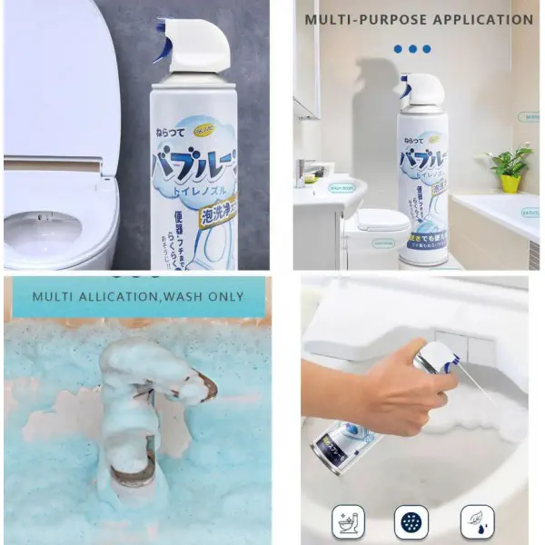 Multipurpose Toilet Foam Cleaning Spray