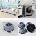 Anti-vibration Shock Pad Foot Mute Protection Mat 4Pcs