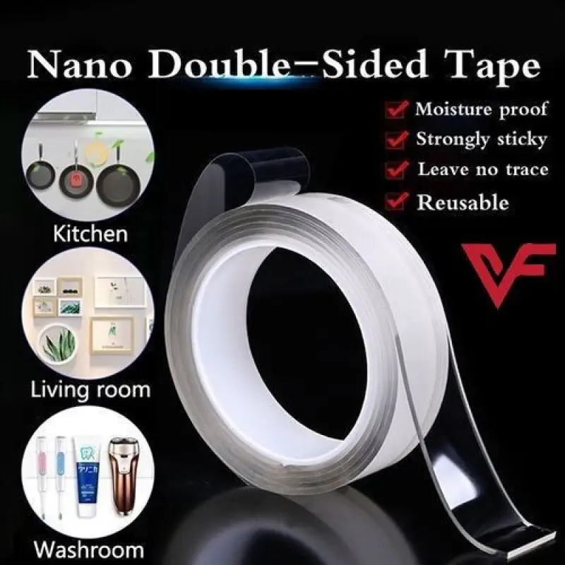 (৩ মিটার) Double Side Magic Tape