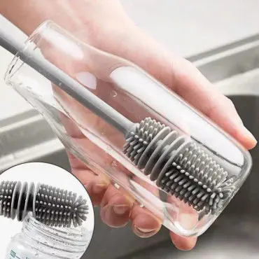Long Handle Silicone Cleaning Brush