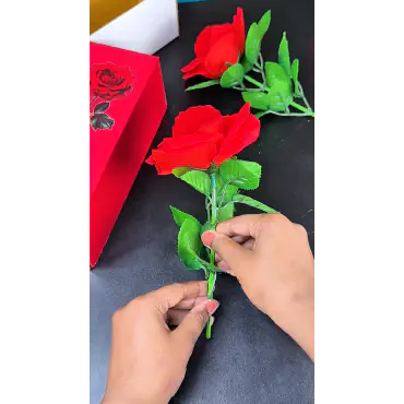 Rose jewelry gift set with ring and bracelet
