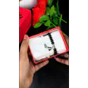 Rose jewelry gift set with ring and bracelet