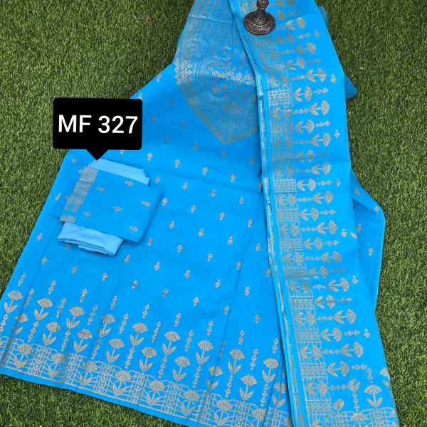 স্কিন প্রিন্টেড থ্রি-পিস    MF 327