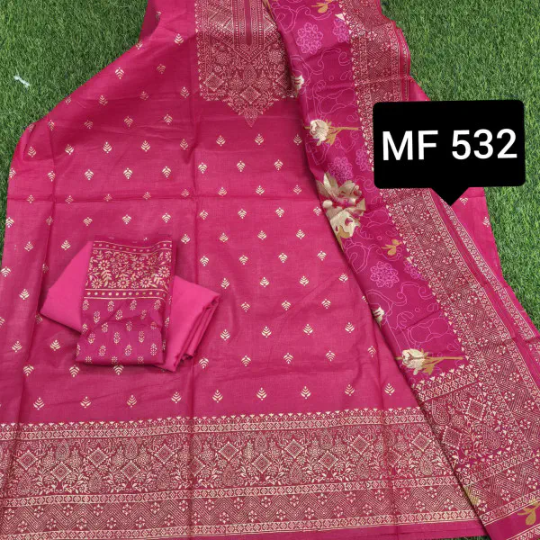 স্কিন প্রিন্টেড থ্রি-পিস Mf 532