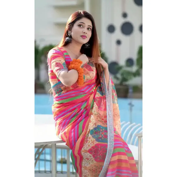 Digital Printed Sharee