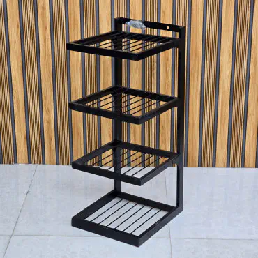 4 layer iron rack