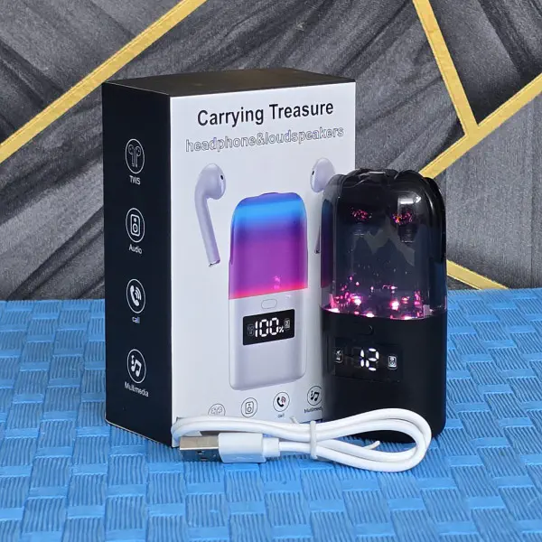 Carrying Treasure Headphone With Loudspeaker