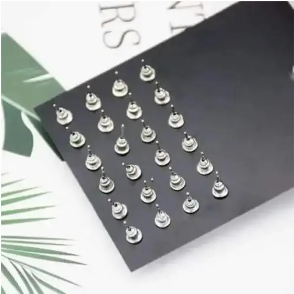 Trendy 12 Pair Earring Set