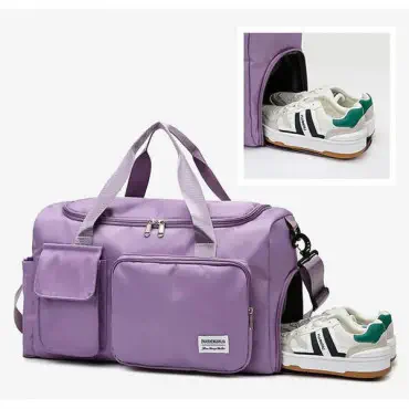  Travel & Gym Bag (Purple colour)