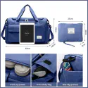 Travel & Gym Bag( Deep Purple )