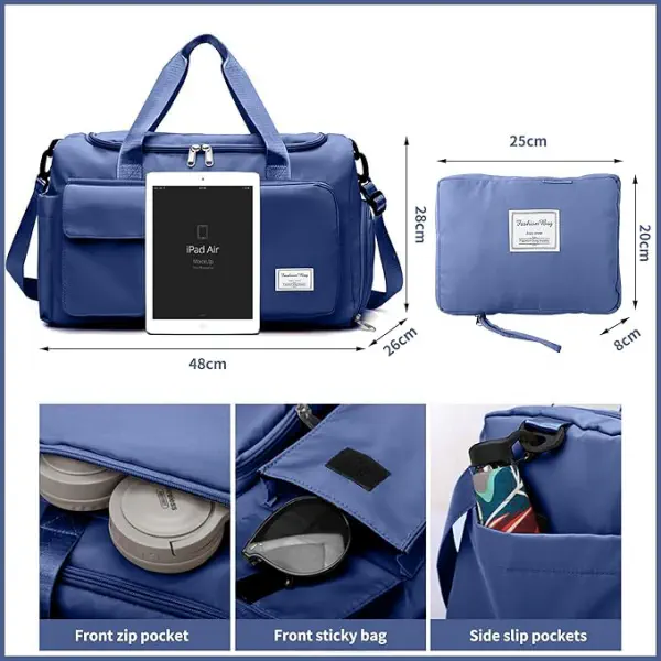  Travel & Gym Bag (Blue colour)