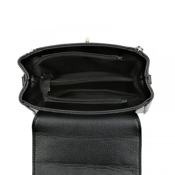 High Quality Kangraroo  Handbag (Black)